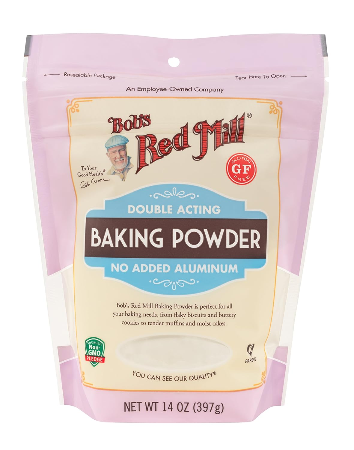 Bob'S Red Mill Baking Powder, 14Oz (Pack of 1) - Gluten Free, Vegan, Kosher