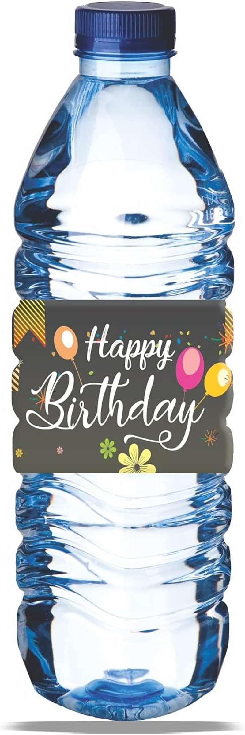 PARTH iMPEX Happy Birthday Water Bottle Labels - (Pack of 100) 8.5" x 2.25" W... - Picture 9 of 14