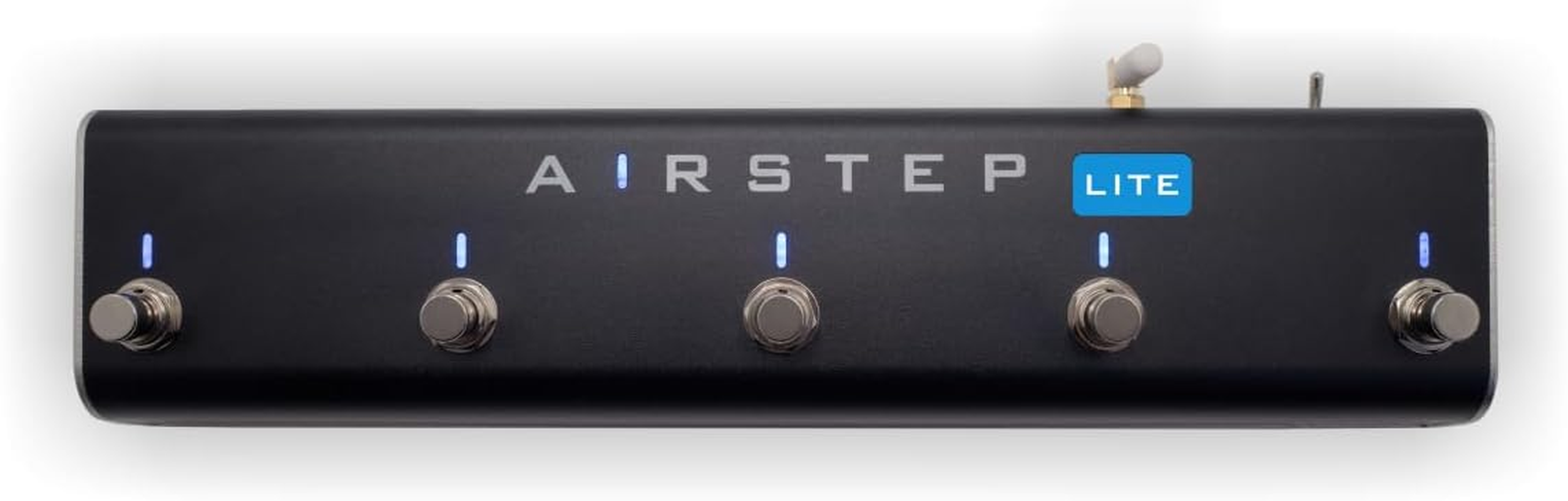 Airstep Lite MIDI, HID Wireless Controller with 5 Footswitch, 300H Playtime, Support Daw(Cubase, Ableton Live), Plugin(Bias Fx, Neural DSP), Youtube Video, Page, Atem, Hands Free Controller