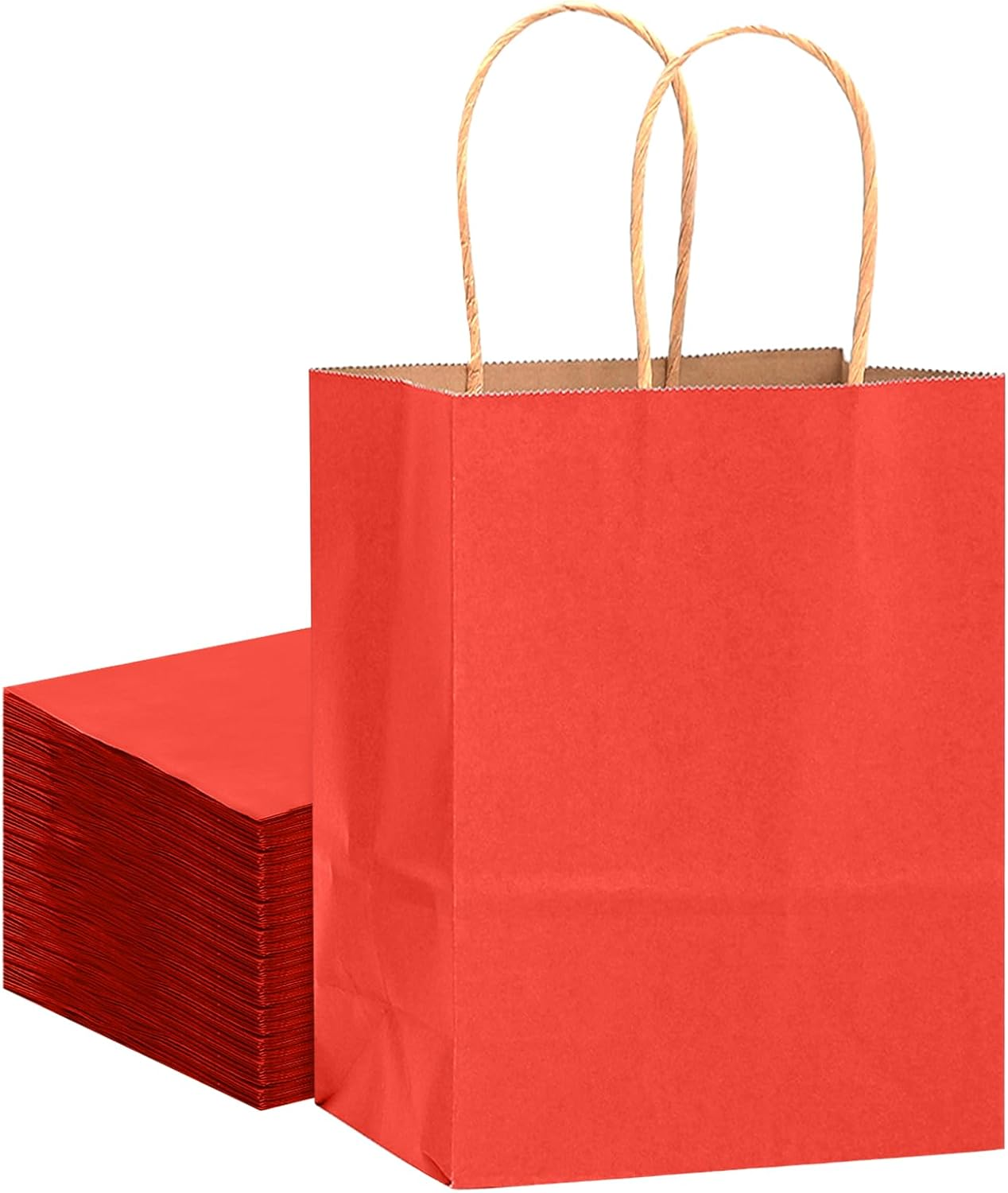 qiqee 32-Pack Large Kraft Paper Gift Bags with Handles, 16 Colors, 33x25x13cm... - Picture 7 of 9
