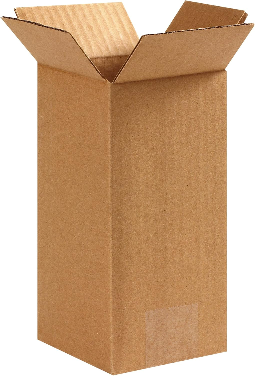 4X4X8 Tall Corrugatedboxes, Tall, 4L X 4W X 8H, Pack of 25 | Shipping, Packaging, Moving, Storage Box for Home or Business, Strong Wholesale Bulk Boxes