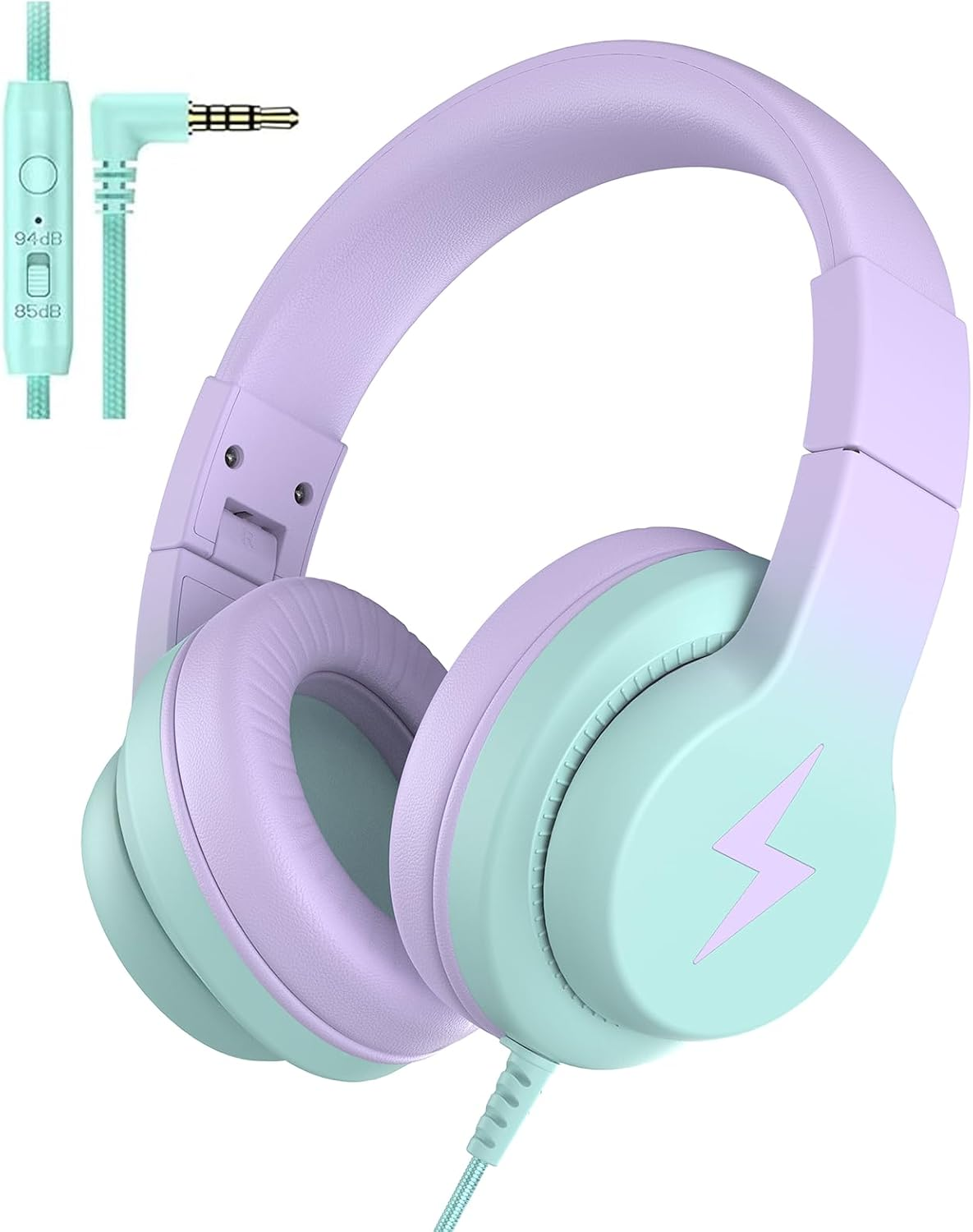 Wired Kids Headphones for School, Over-Ear for Boys Girls