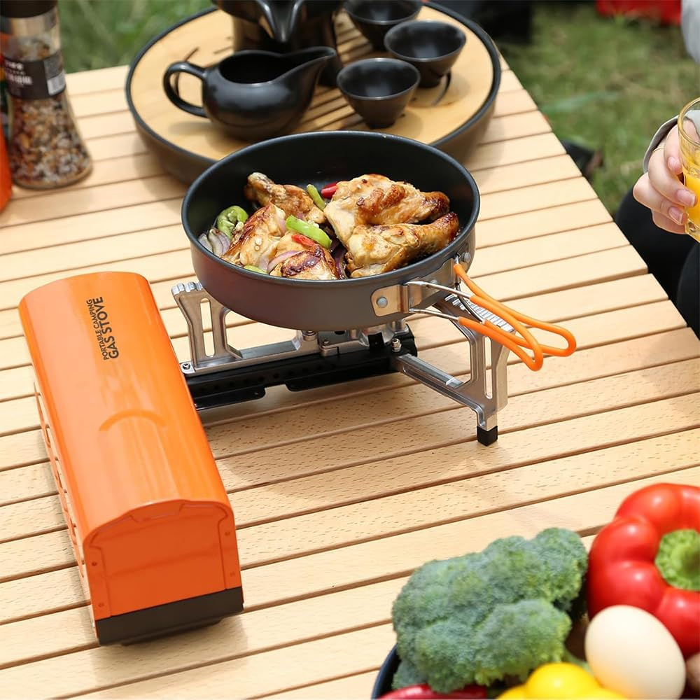 Solohike Portable Camping Stove Camping Cassette Stoves with Carrying Bag for... - Picture 8 of 14