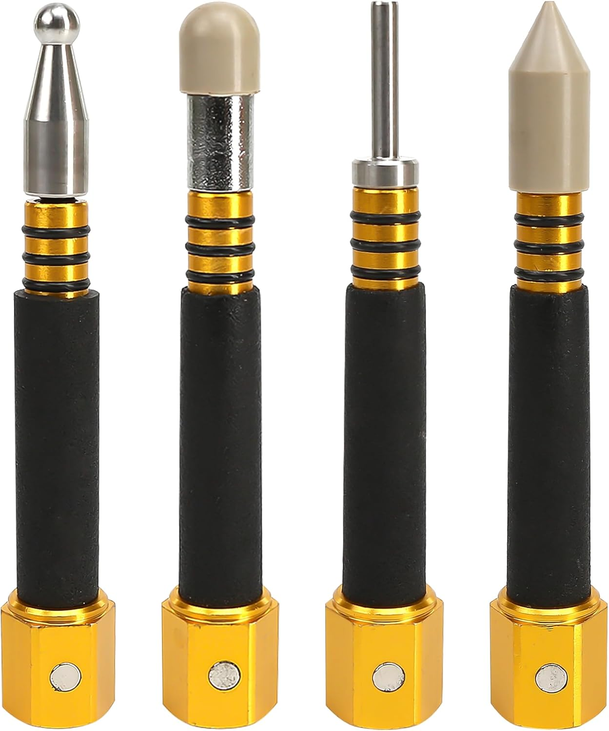 4 PCS PDR Tap down Tool, Pen Shape VIP Knockdown Remover, Portable Removable Tool Set Pieces for Car Body anti Dent Removal Traceless Automobile Paintless Auto DIY Repair