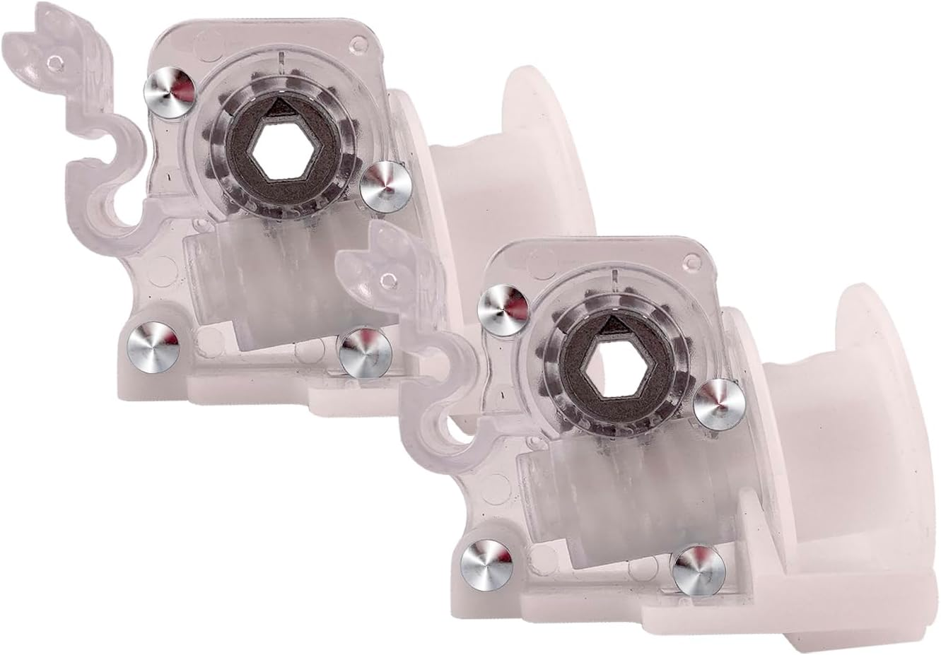 Clear Low Profile Cord Tilt Control 2Ct - Fits Hex Rod, 1/4