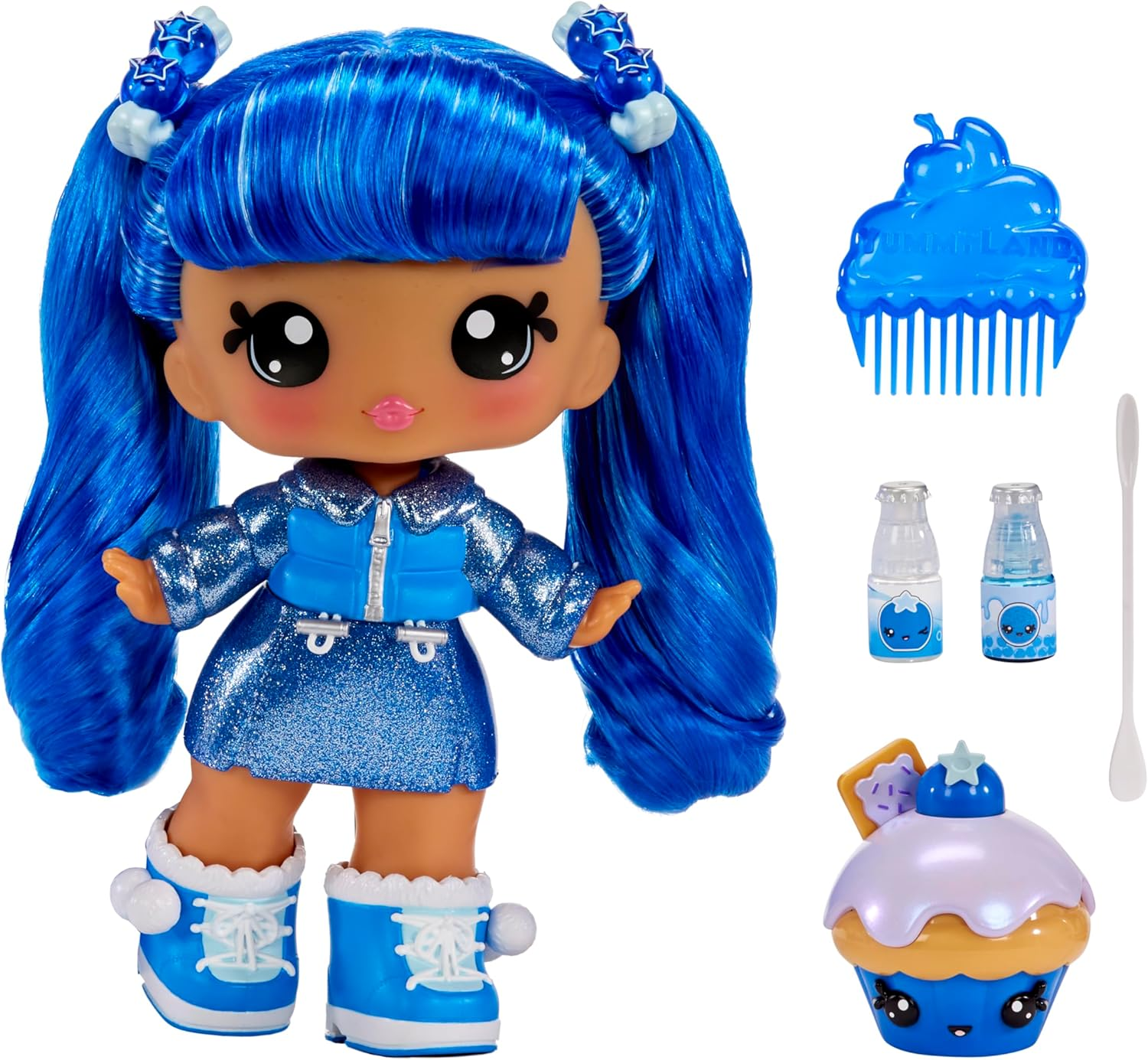 Yummiland Large Doll and Num Nom Lipgloss Pet - Bianca Bubblegum and Cake Sli... - Picture 7 of 15