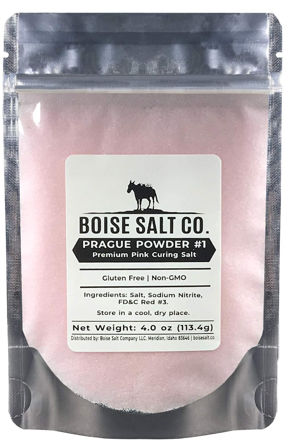 Prague Powder #1 Premium Pink Curing Salt - 4 Oz Resealable Pouch