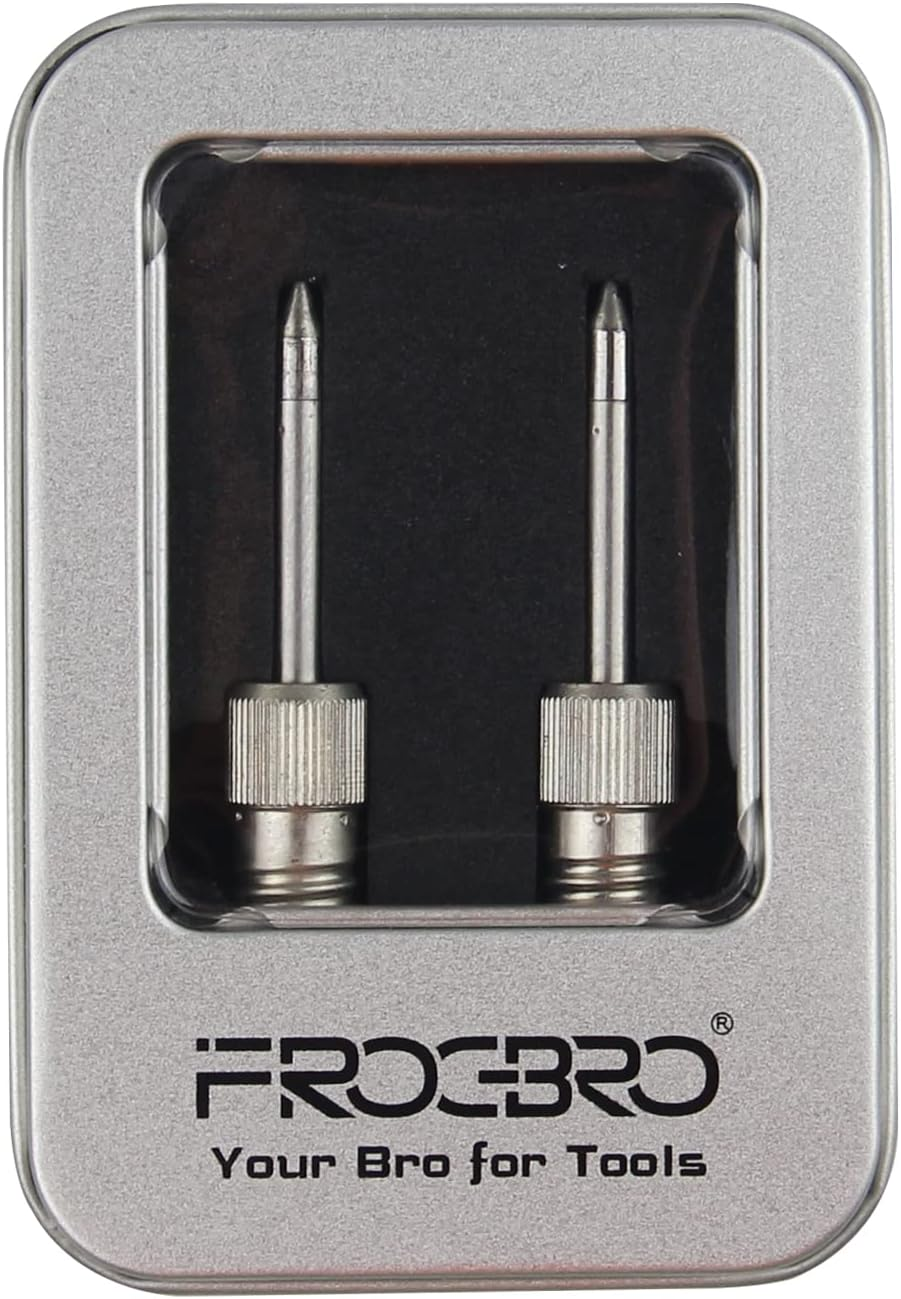 2PCS Upgraded Alloy Replacement Soldering Iron Tips for Rechargeable Battery Cordless Soldering Iron LD006A, Multi-Layer Plating for Long-Lasting Durability