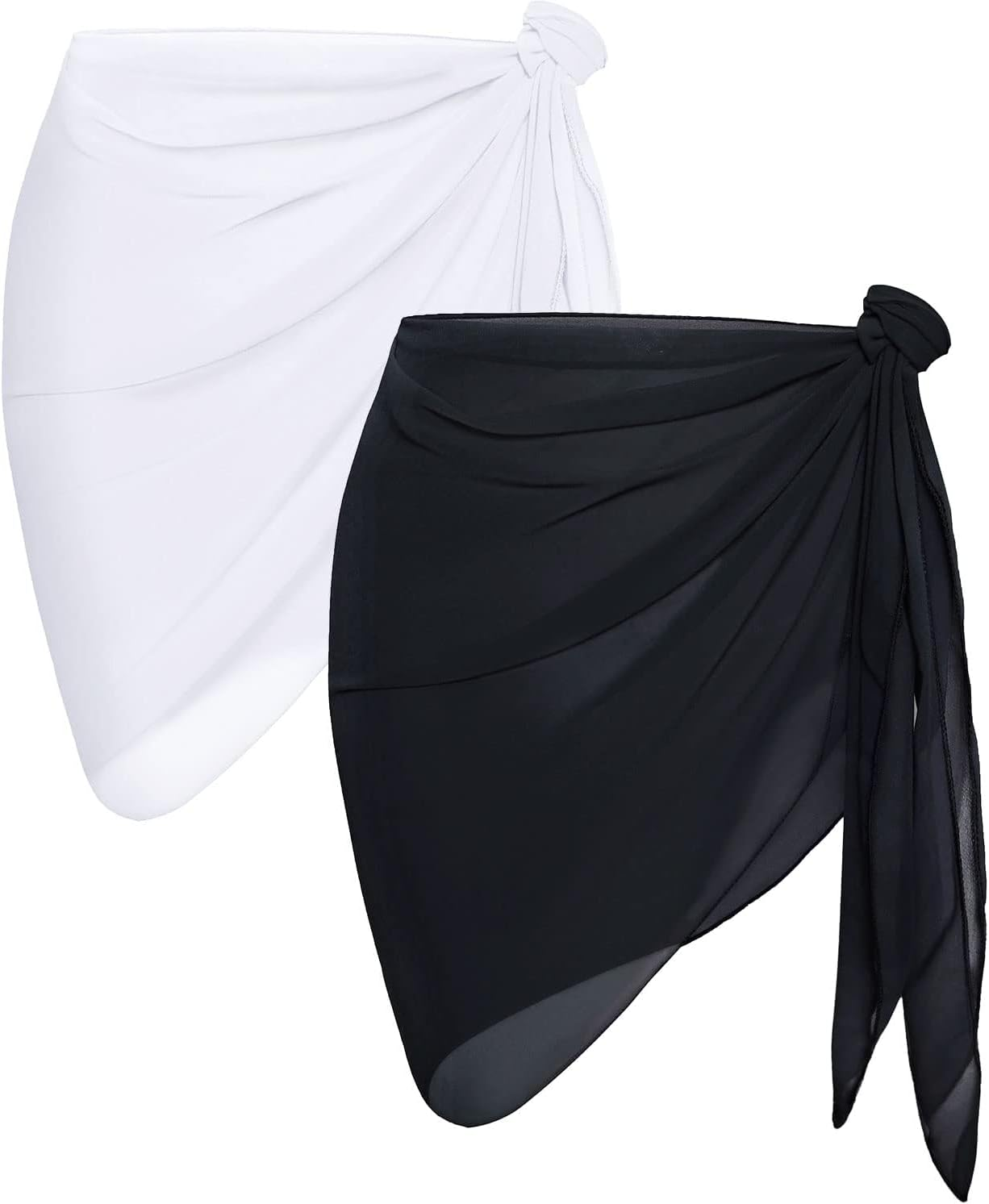 2 Pieces Women Beach Sarong Bikini Cover Ups