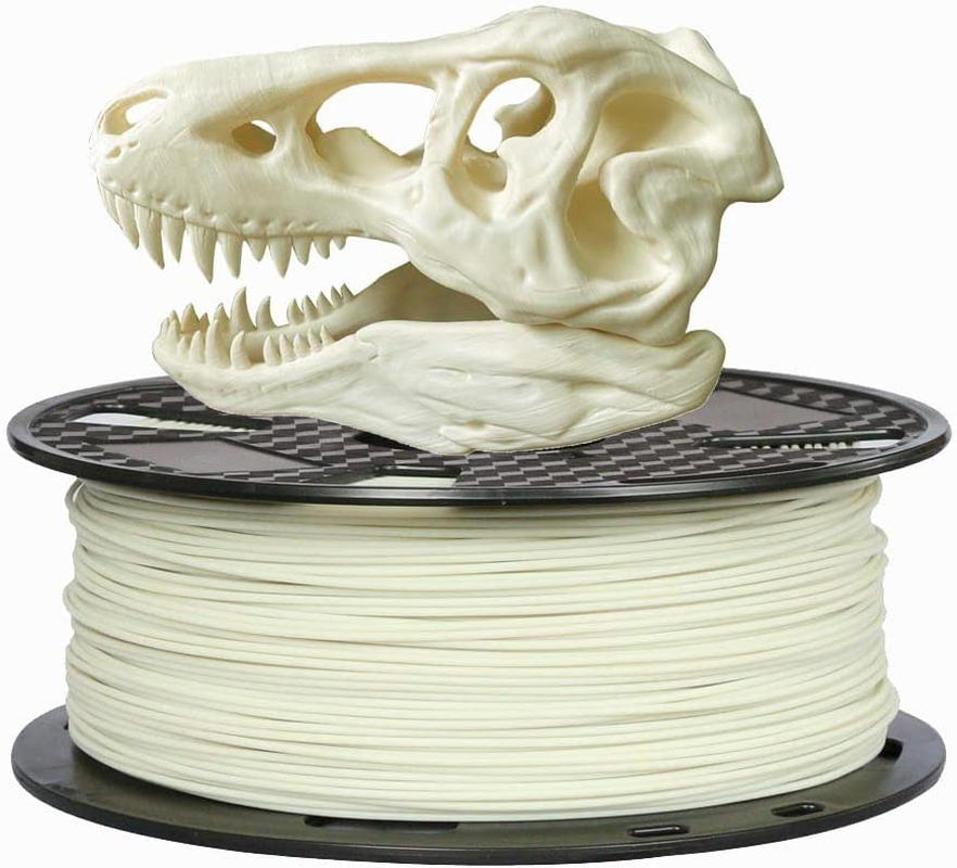 PLA Max Bone White PLA Filament 1.75 Mm 1KG 3D Printer Filament 2.2LBS 3D Printing Material Stronger Pro plus + Filament Ivory White Bone Color
