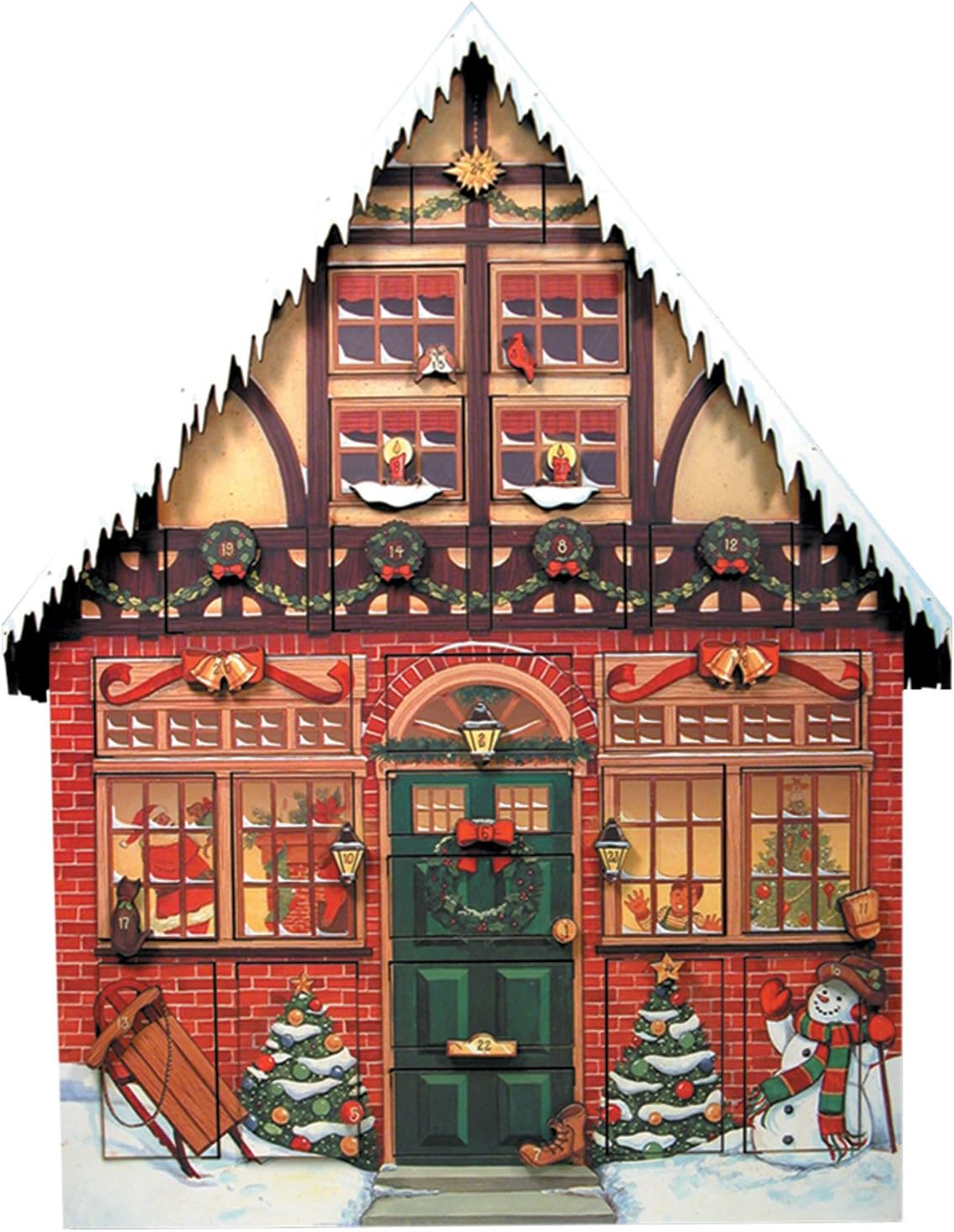 Byers' Choice Christmas House Advent Caroler #AC01 from the Advent Calendars Collection