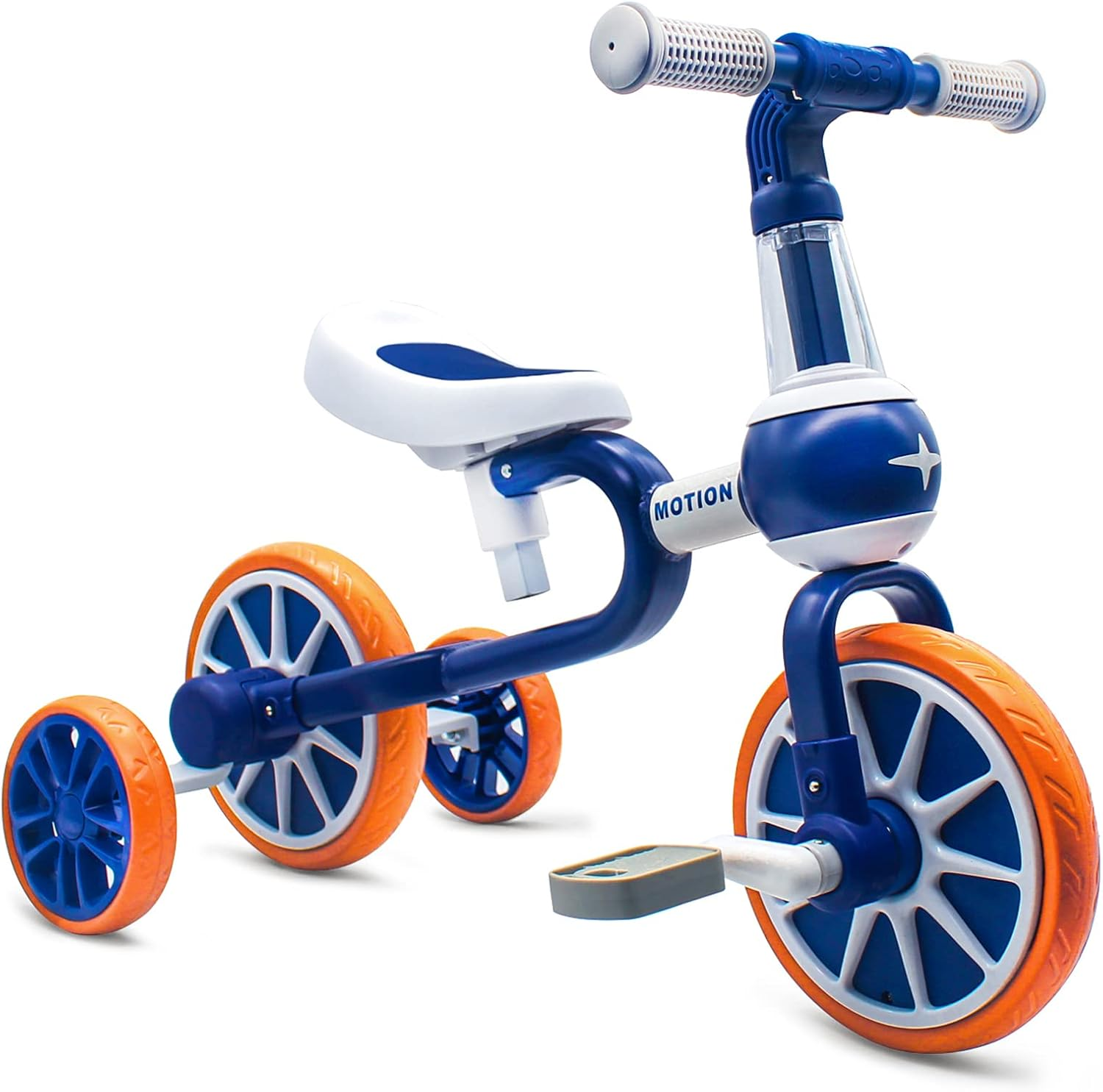 3 in 1 Toddler Bike for 2-4 Year Old Girl Boy, Kids Tricycle