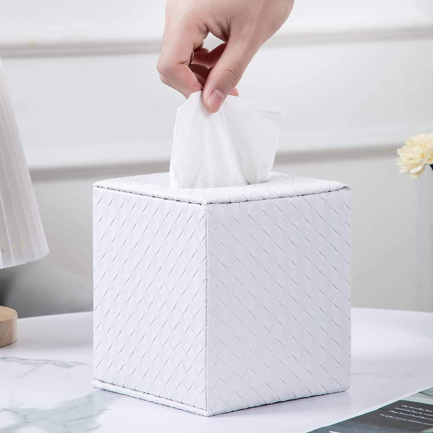White Tissue Box Cover,Tissue Box Cover Square,White Tissue Box Holders,Tissue H