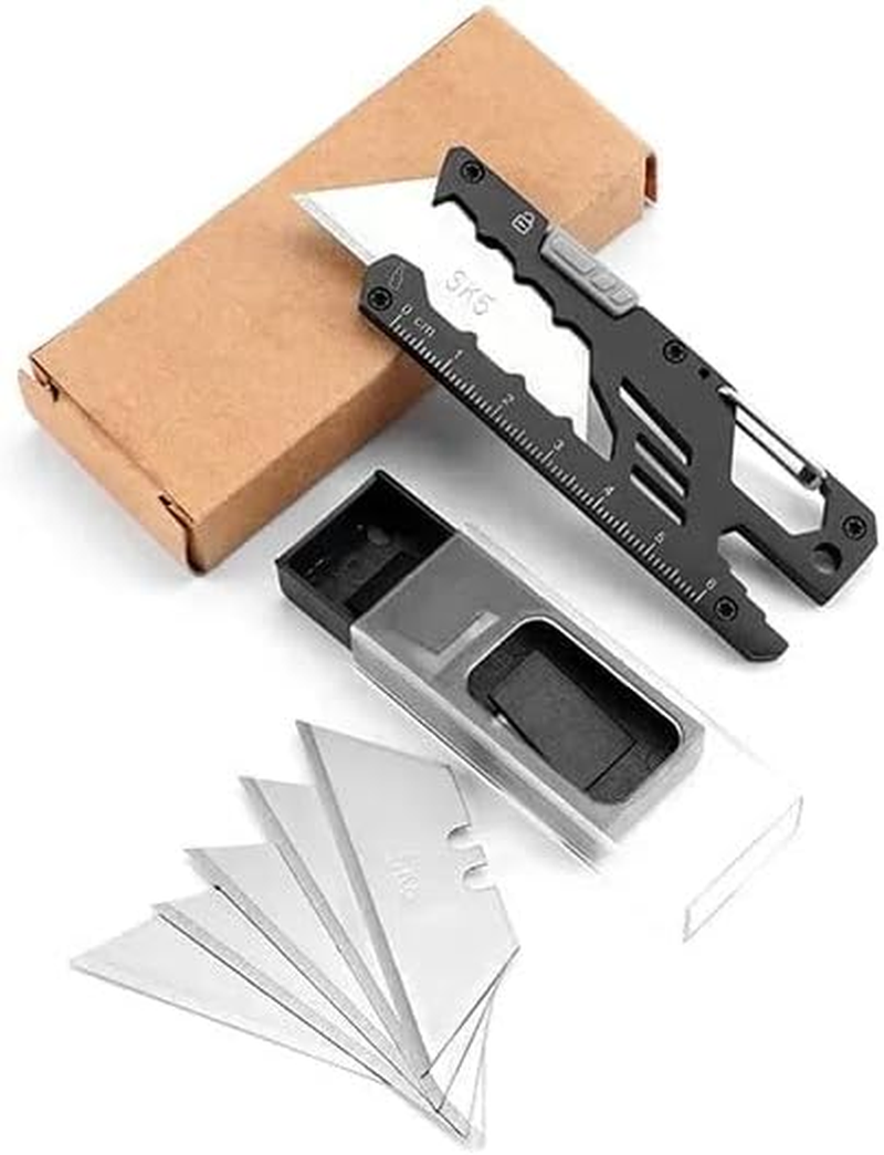 EDC Keychain EDC Keyring Multi-Tool Keychain, Box Cutter, Bottle Opener,Outdo... - Picture 2 of 14
