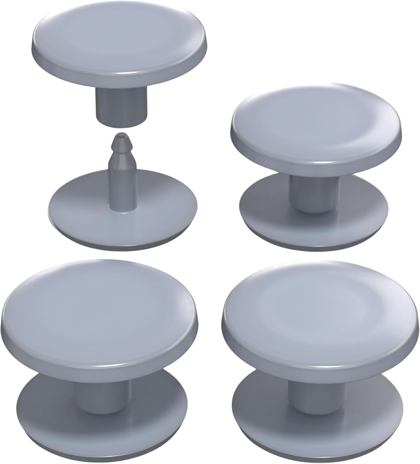 4-Pack Replacement Buttons for Bogg Bag Handle Strap. Compatible with Bogg Bag Beach Tote Handles. Fix Your Bogg Bag Handle Quickly and Easily with Replacement Rivets