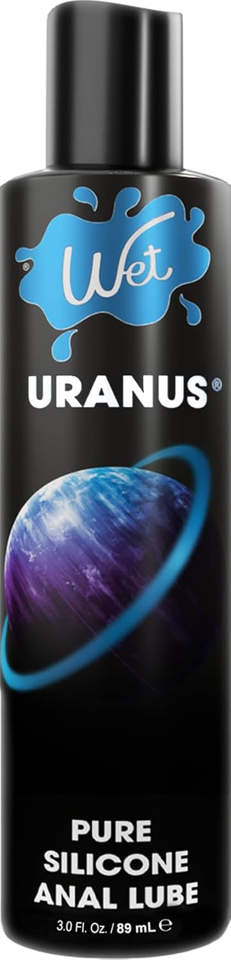 Wet Uranus Silicone-Based Lube for Men, Women & Couples, 3 Fl Oz