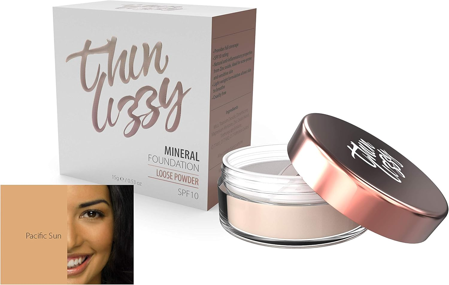 Thin Lizzy Flawless Complexion Natural Liquid Foundation, Full Coverage, Natu... - Picture 6 of 19