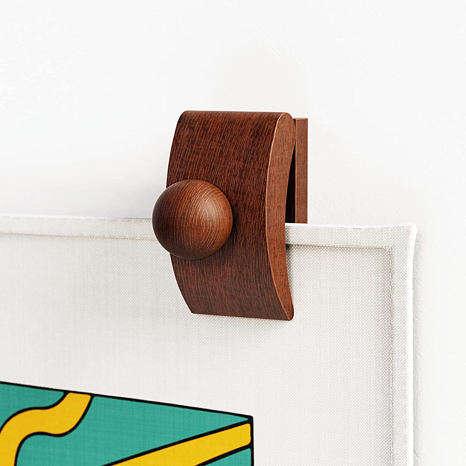 Tapestry Hangers, 4 Small Quilt Hangers for Wall Hangings, Blanket Hanger Clamps