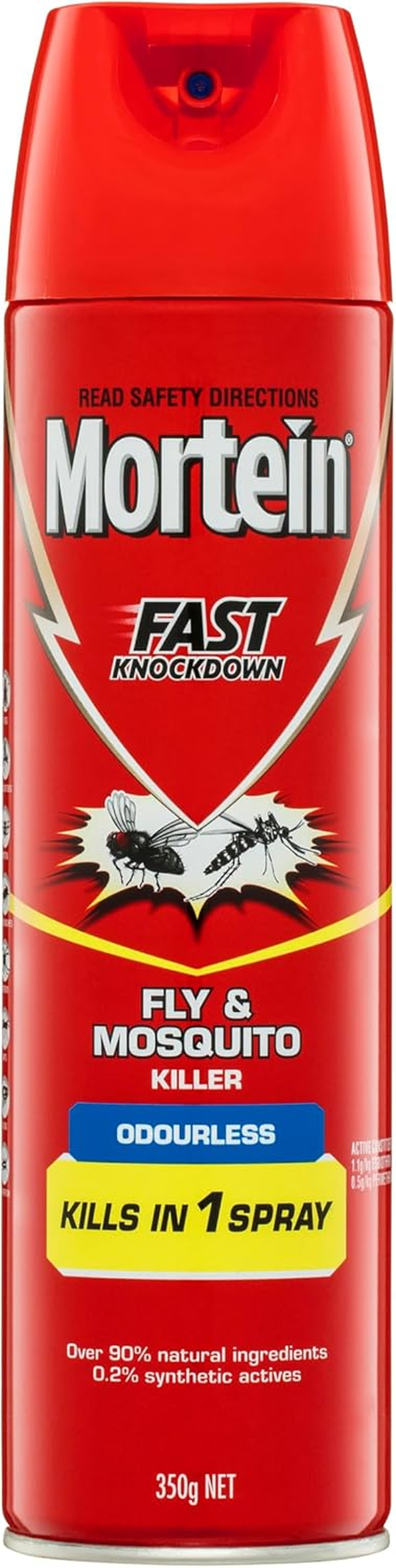 Fast Knockdown Insect Spray Odourless Fly & Mosquito Killer 350G