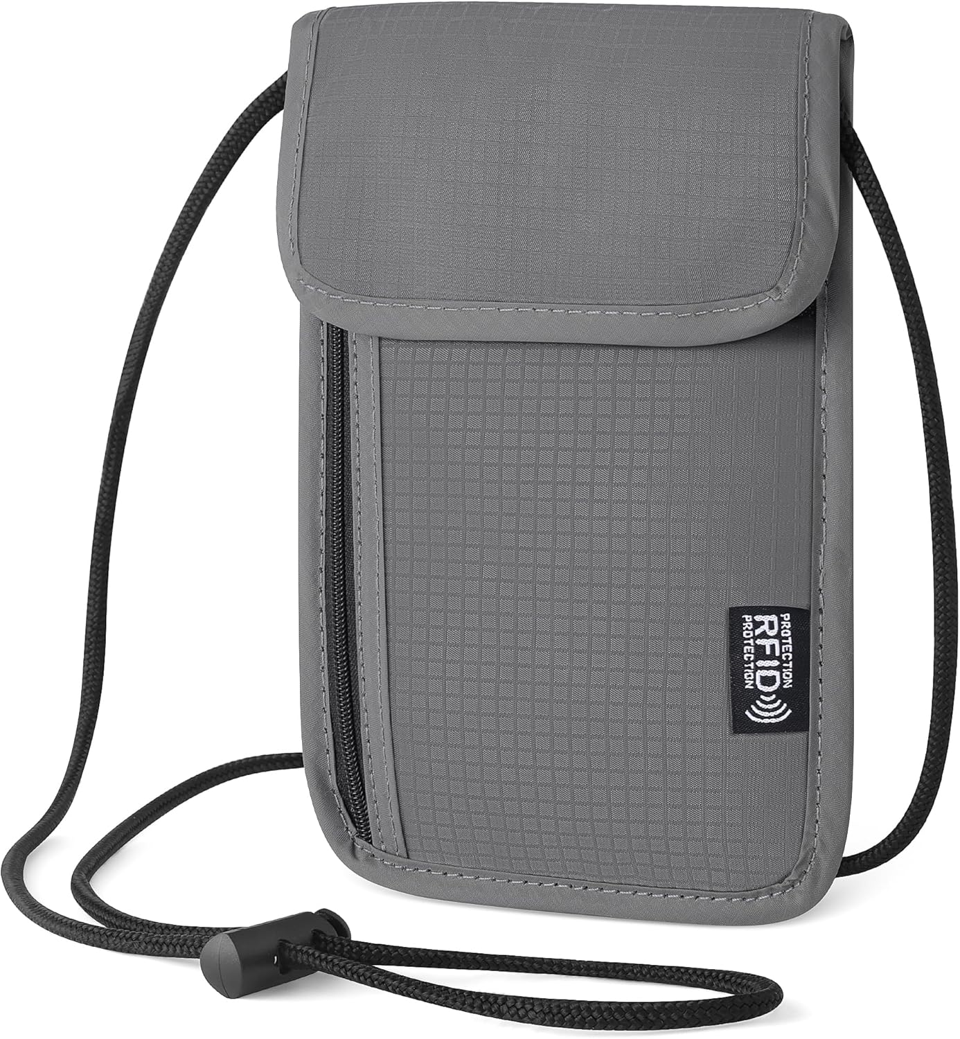 Neck Wallet Passport Holder RFID Blocking Security Lightweight Cross Body Nec...