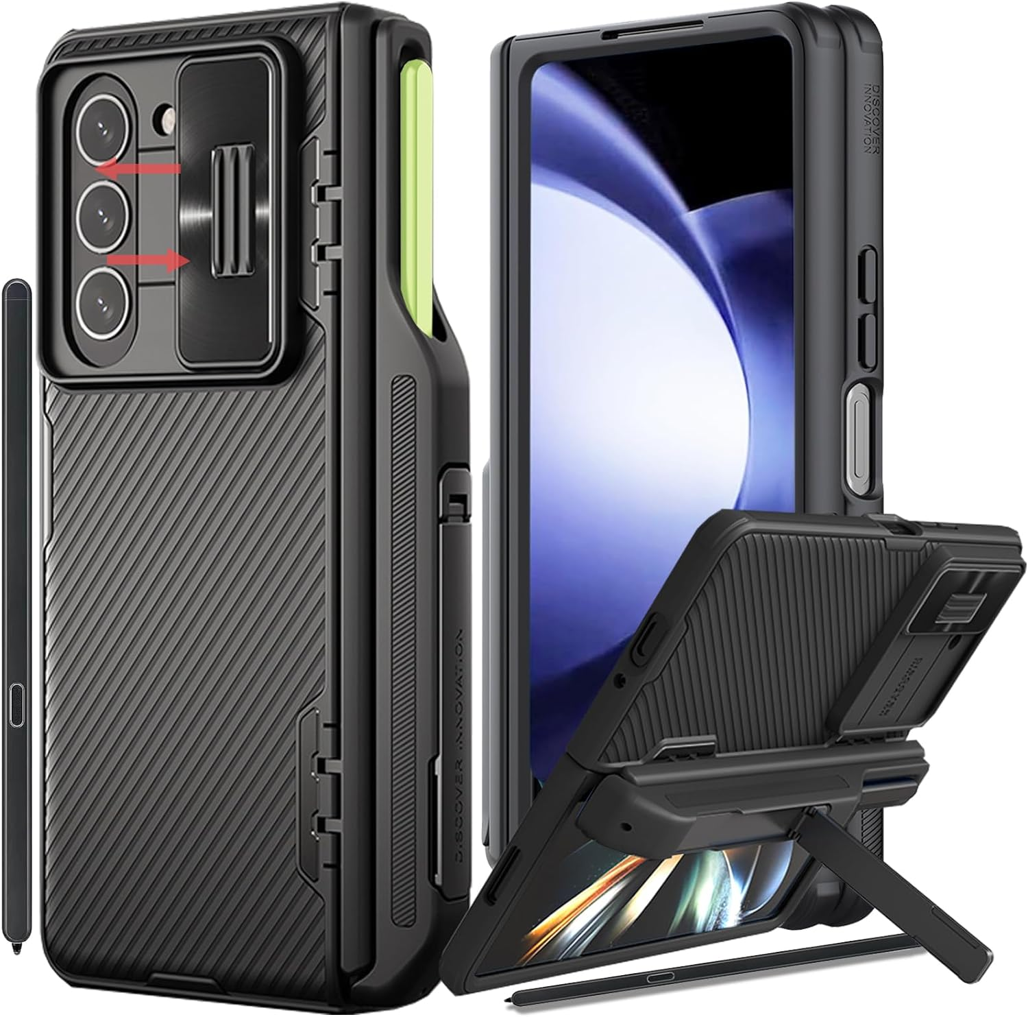 COCOING for Samsung Z Fold 5 Case with [S Pen Fold Edition] & Slide Camera Co... - Picture 1 of 1