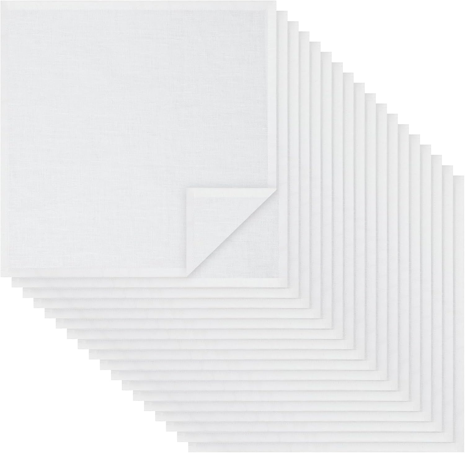 Breling Irish Linen Handkerchiefs 12" X 12" Inch