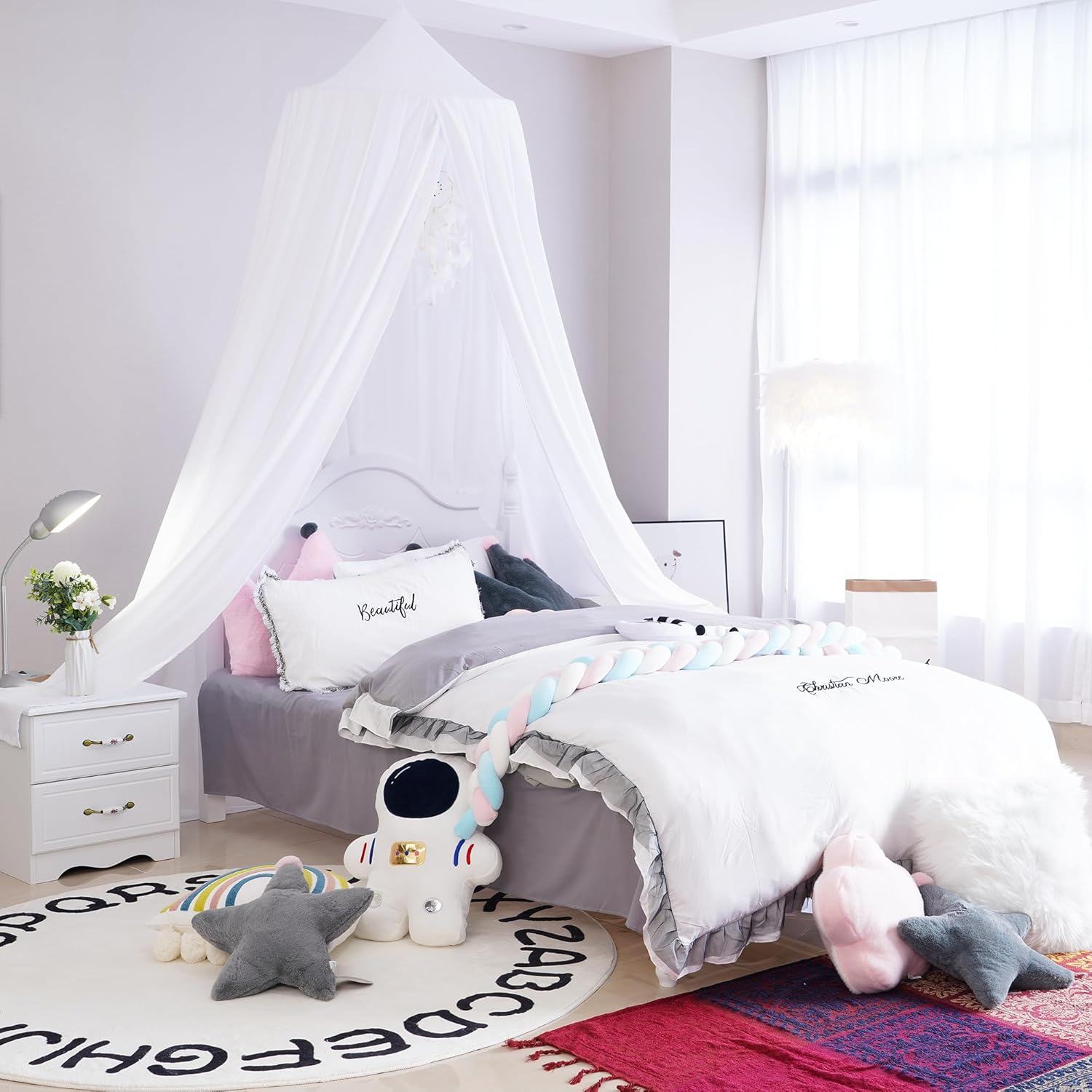Extra Large Kids Bed Canopy for Girls Boys Bedroom Decor, Crib Canopy Nursery... - Picture 6 of 19