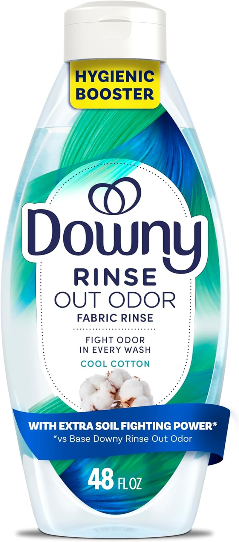 Rinse Laundry Odor Remover, Cool Cotton Scent, 48 Fl Oz, Fabric Softener and Laundry Odor Removal Rinse, Fights Odors at the Source, HE Compatible