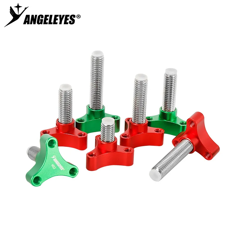 photography M12 hand-tightened metal screw with rubber head plastic protection, 1/4 thread, astronomical accessory