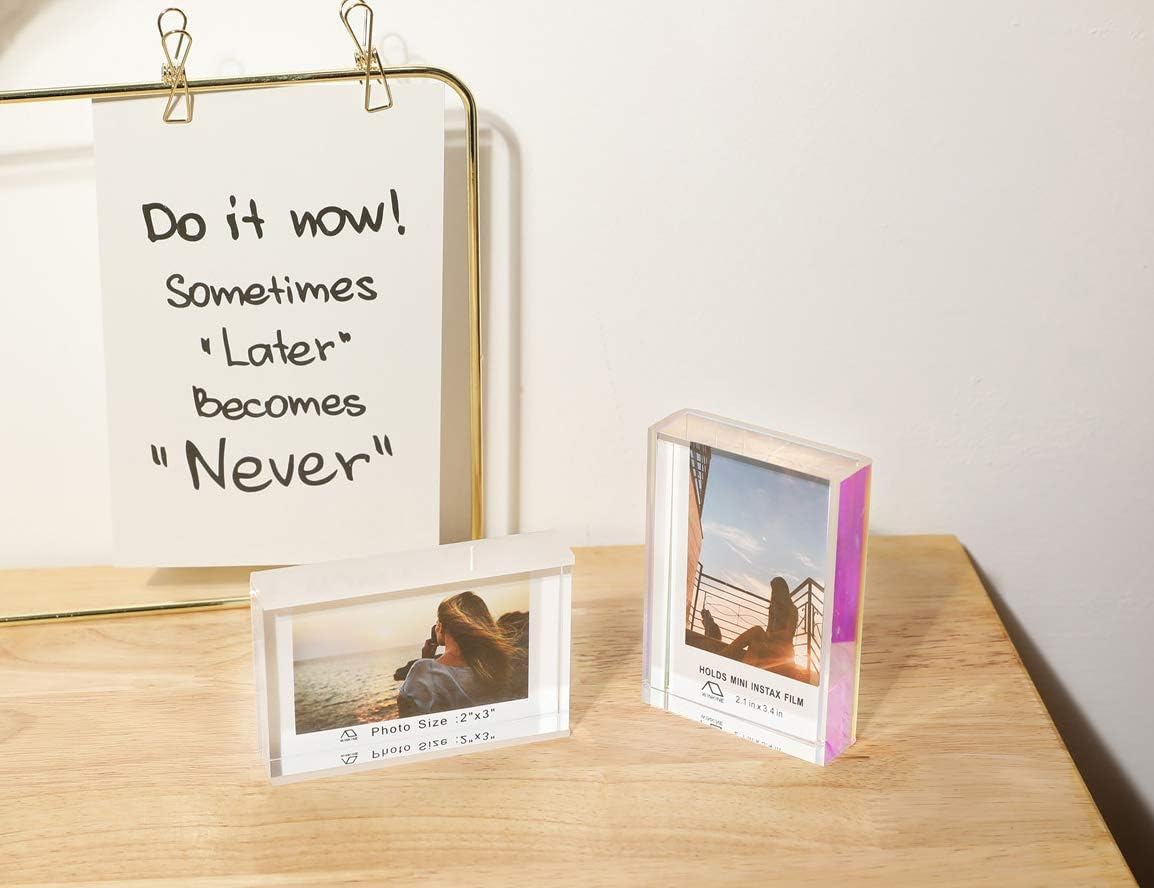 Instax Mini Frames 2x3, Grarry Polaroid Picture Frame, Clear Acrylic Picture ... - Picture 6 of 9