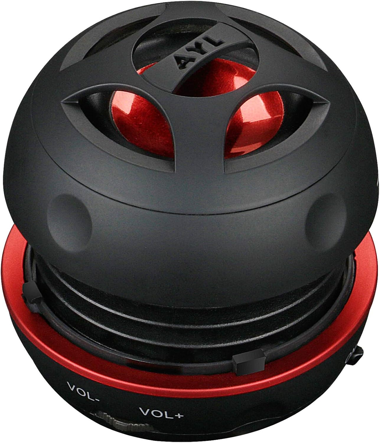 AYL Mini Speaker System, Portable Plug-In Speaker with 3.5Mm Aux Input, External Audio for Laptop Computer, MP3 Player, Iphone, Ipad, Cell Phone (Black)