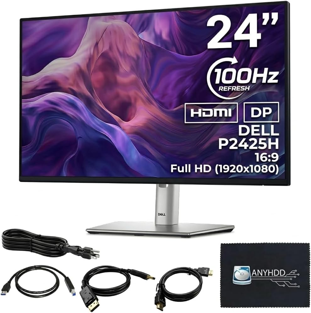 Dell P2425H Computer Monitor Screen 24