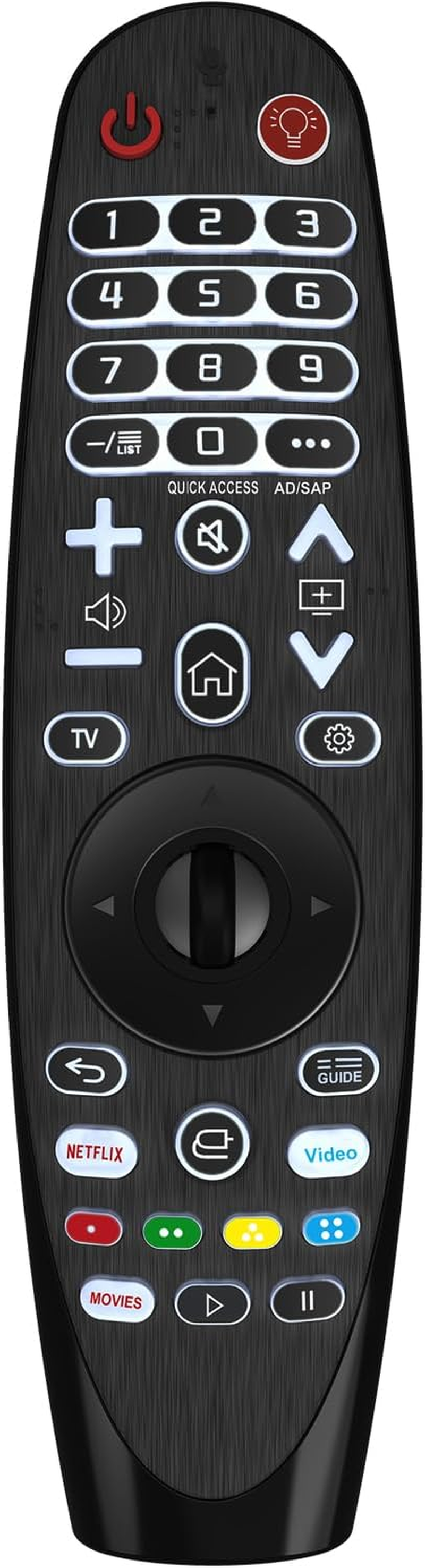 Universal Backlit Remote Control for LG Smart TV Magic Remote Compatible with All Models of LG TV (NO Voice Function No Pointer Function)