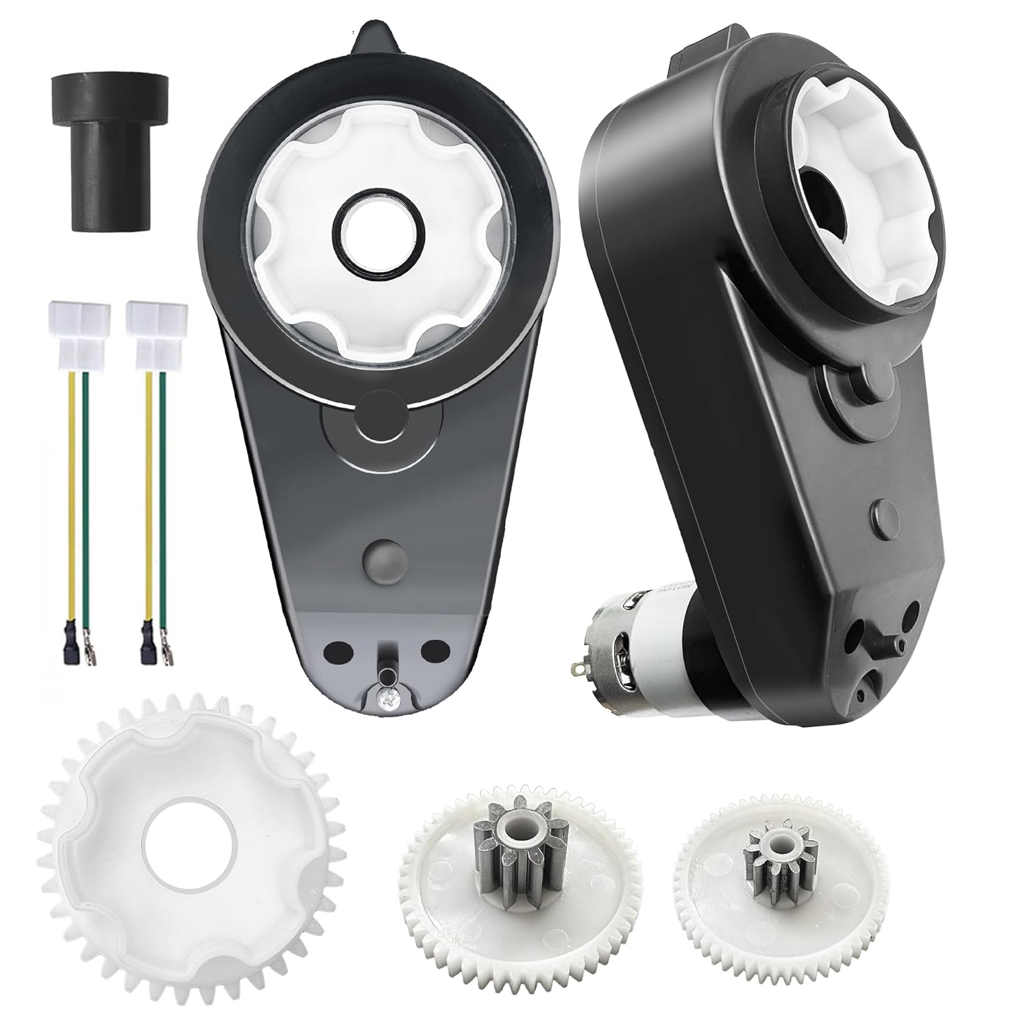 24V40000RPM Fast Motor Gearbox for Power Wheels Upgrade Replacement Kit