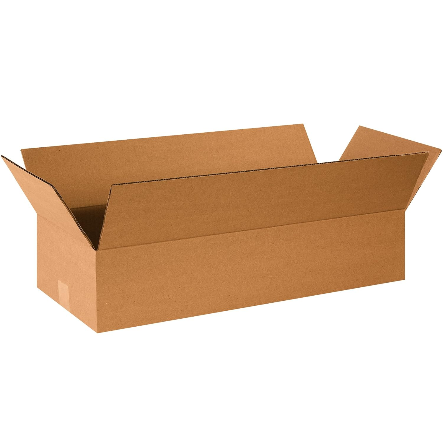 24X8X4 Long Corrugated Boxes, Long, 24L X 8W X 4H, Pack of 25 | Shipping, Packaging, Moving, Storage Box for Home or Business, Strong Wholesale Bulk Boxes