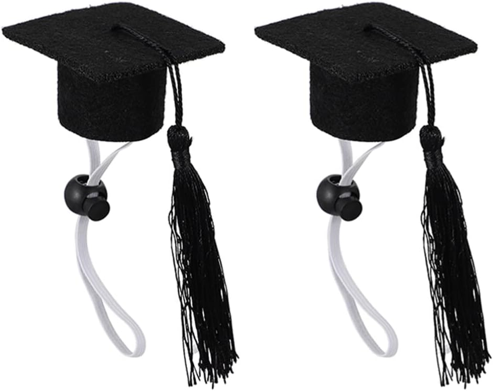 2Pcs Set Elastic Doctorial Hat cap and gown 2023 Party Supplies cat graduatio... - Picture 12 of 15