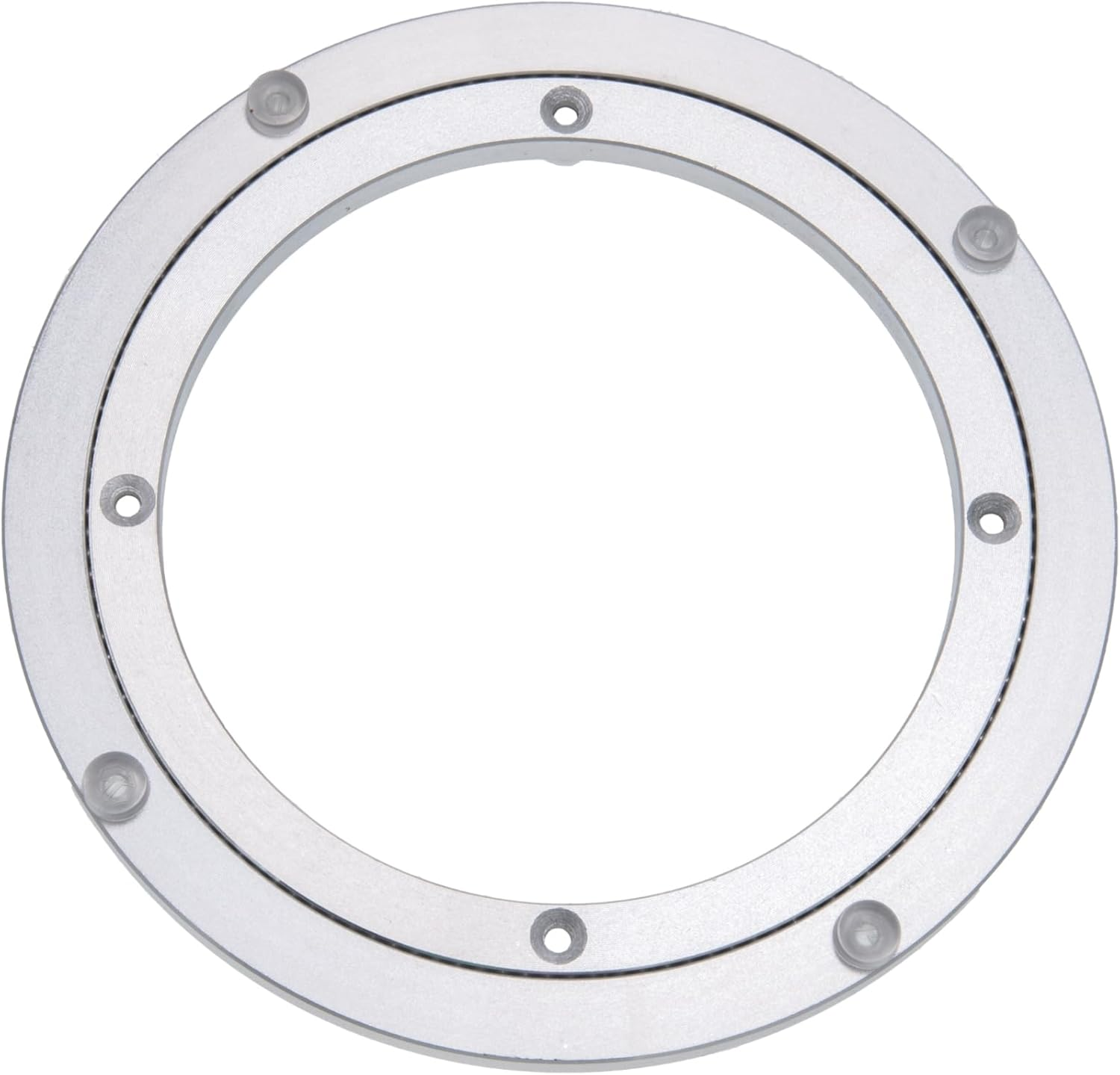 Aluminum Heavy Duty Lazy Susan Rotating Turntable Bearing Swivel Plate Hardware for Dining-Table (8 Inch)