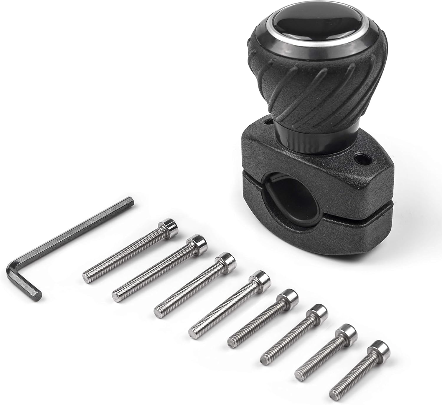 Deluxe Steering Wheel Power Handle Spinner Knob   Universal Steering Wheel Fit