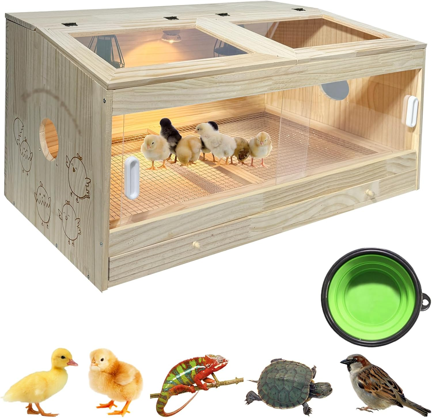 25-Piece Large Chicken Brooder Box 32