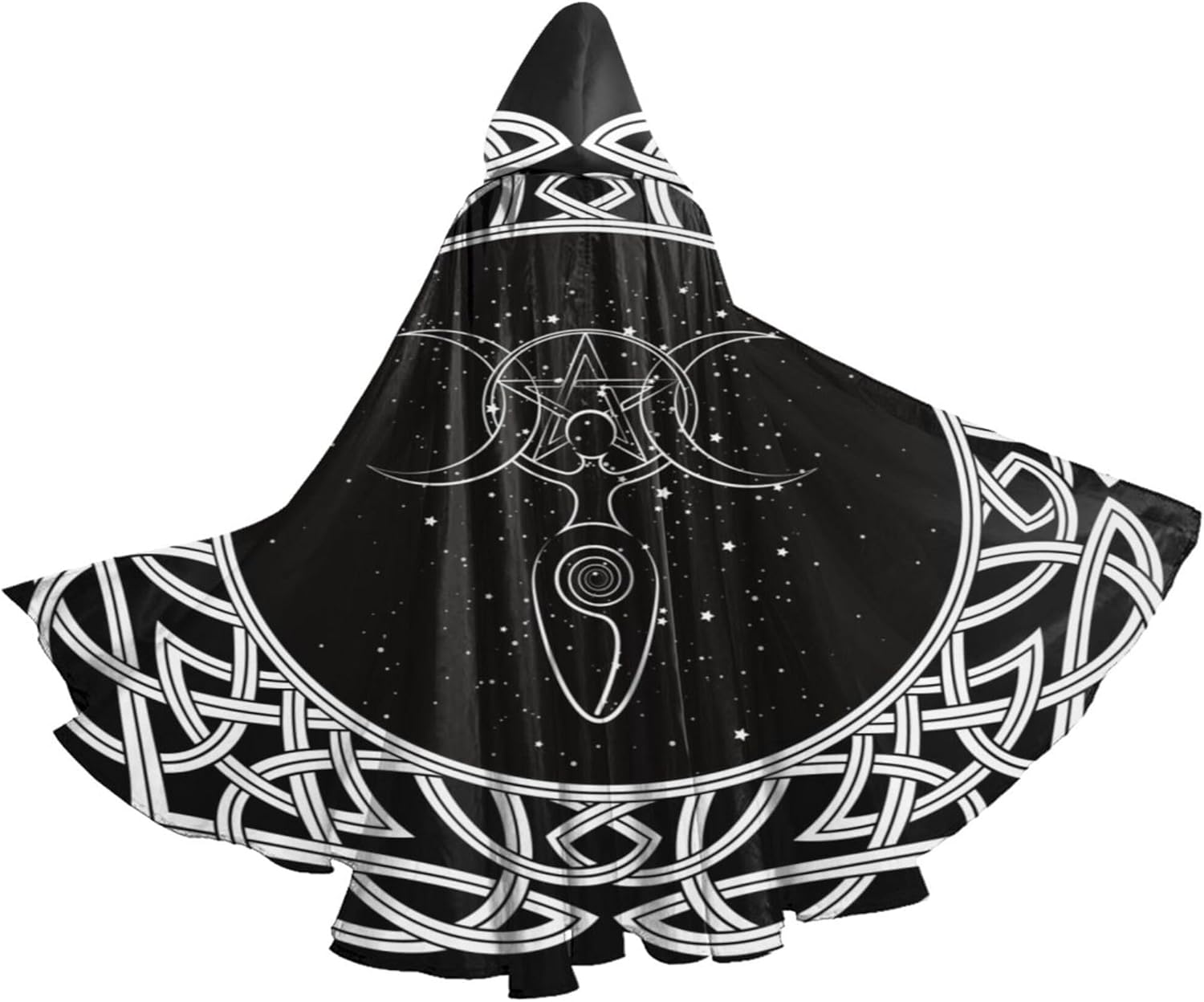 YETTA YANG Halloween Hooded Robe Cloak for Adult Men Women Christmas Hoodies ... - Picture 12 of 13