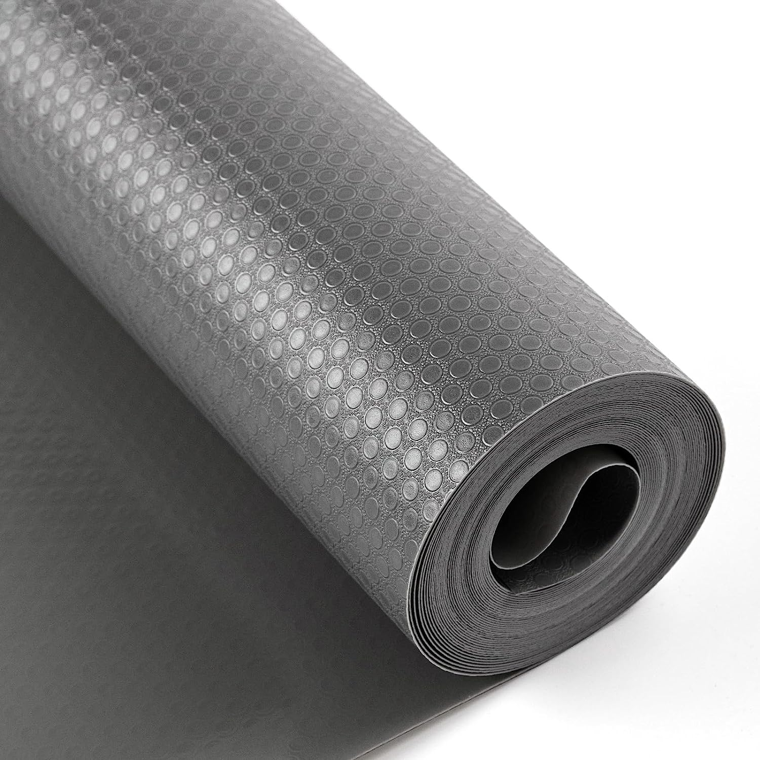 Plastic Shelf and Drawer Liner, Non Adhesive Shelf Liner for Cabinets, Storage, Kitchen, Desks, Decor Cupboard Liner, Refrigerator Shelf Liners(Grey, 17.7