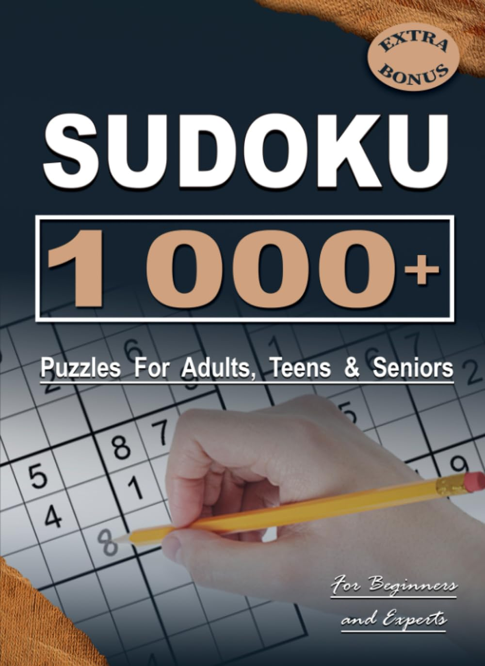 1020 Sudoku Puzzles for Adults: Sudoku Puzzle Book for Adults. Easy to Hard w...