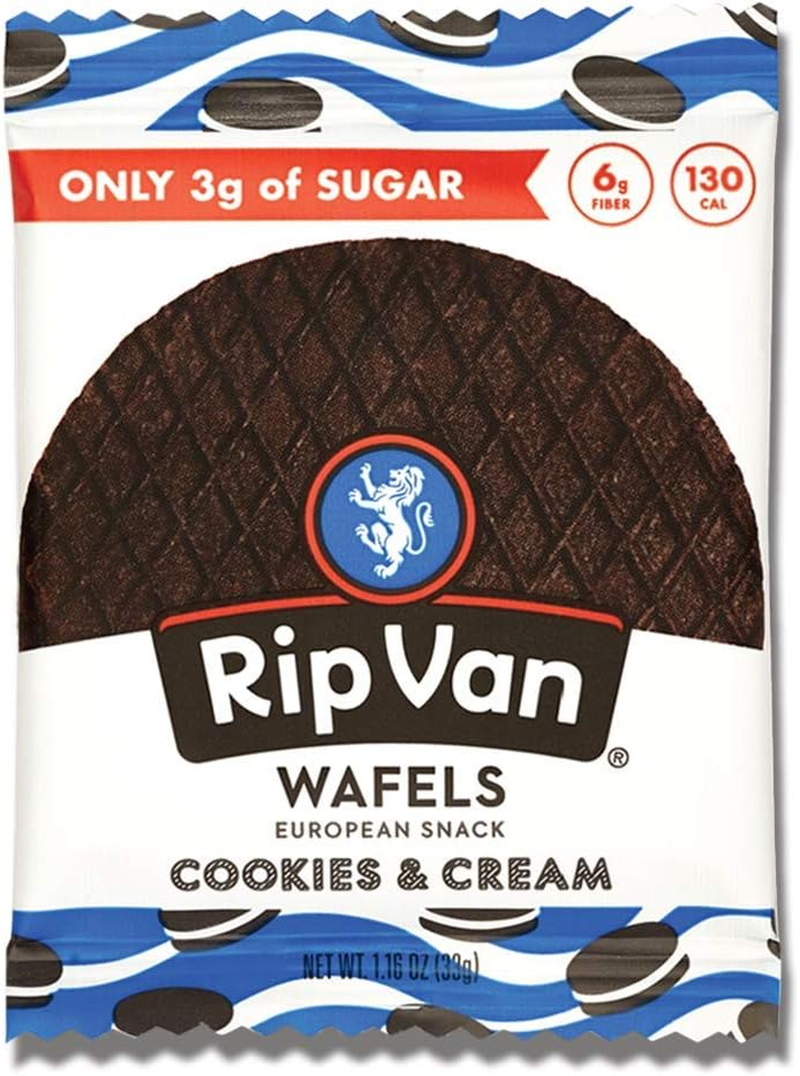 Rip Van Wafels Dutch Caramel & Vanilla Stroopwafels - Healthy Snacks - Non GM... - Picture 12 of 14