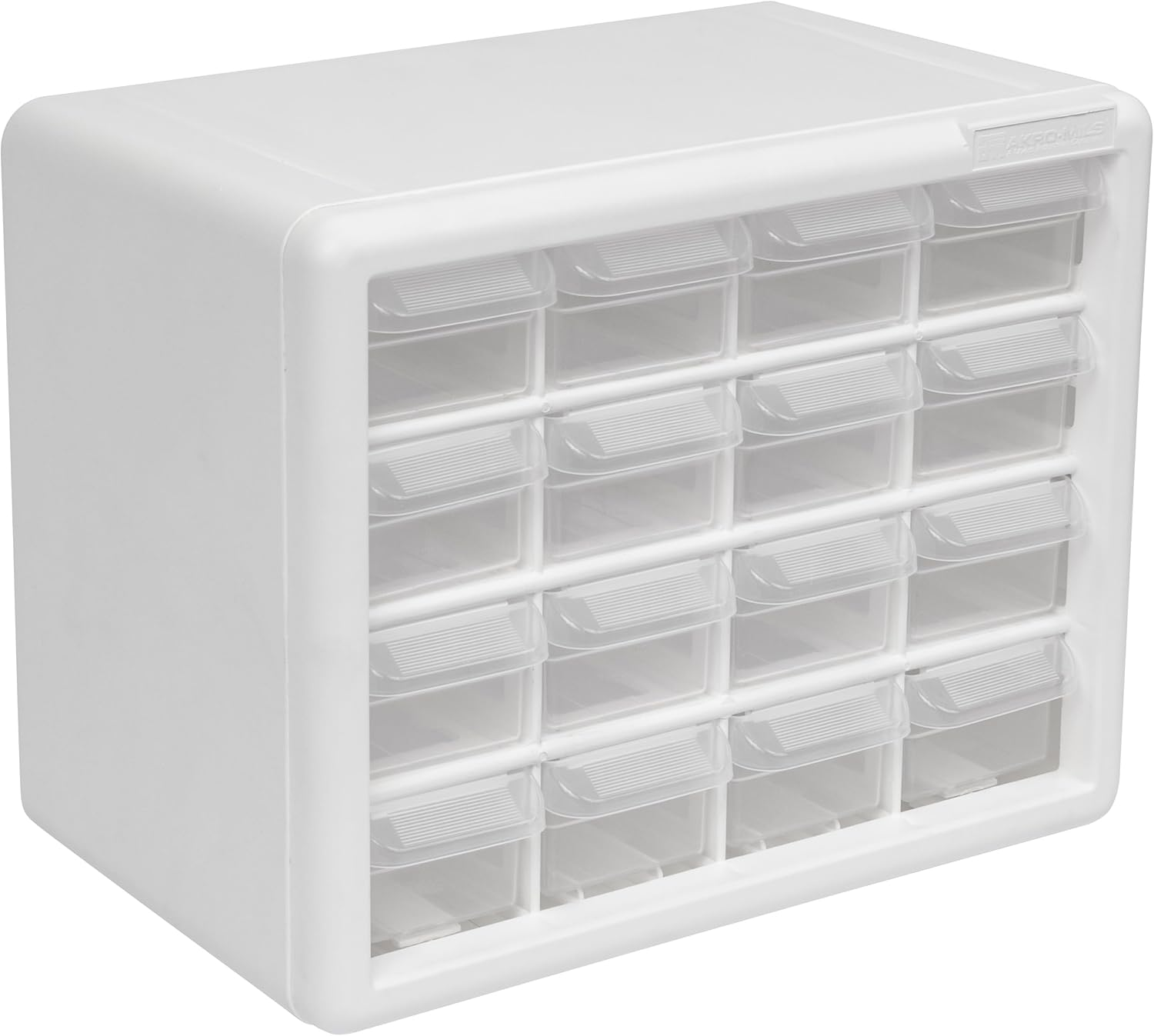 16-Drawer Plastic Drawer Storage Cabinet for Garage Organization, Beads, Makeup Organizer, Building Bricks Storage, Teacher Toolbox, 10-1/2