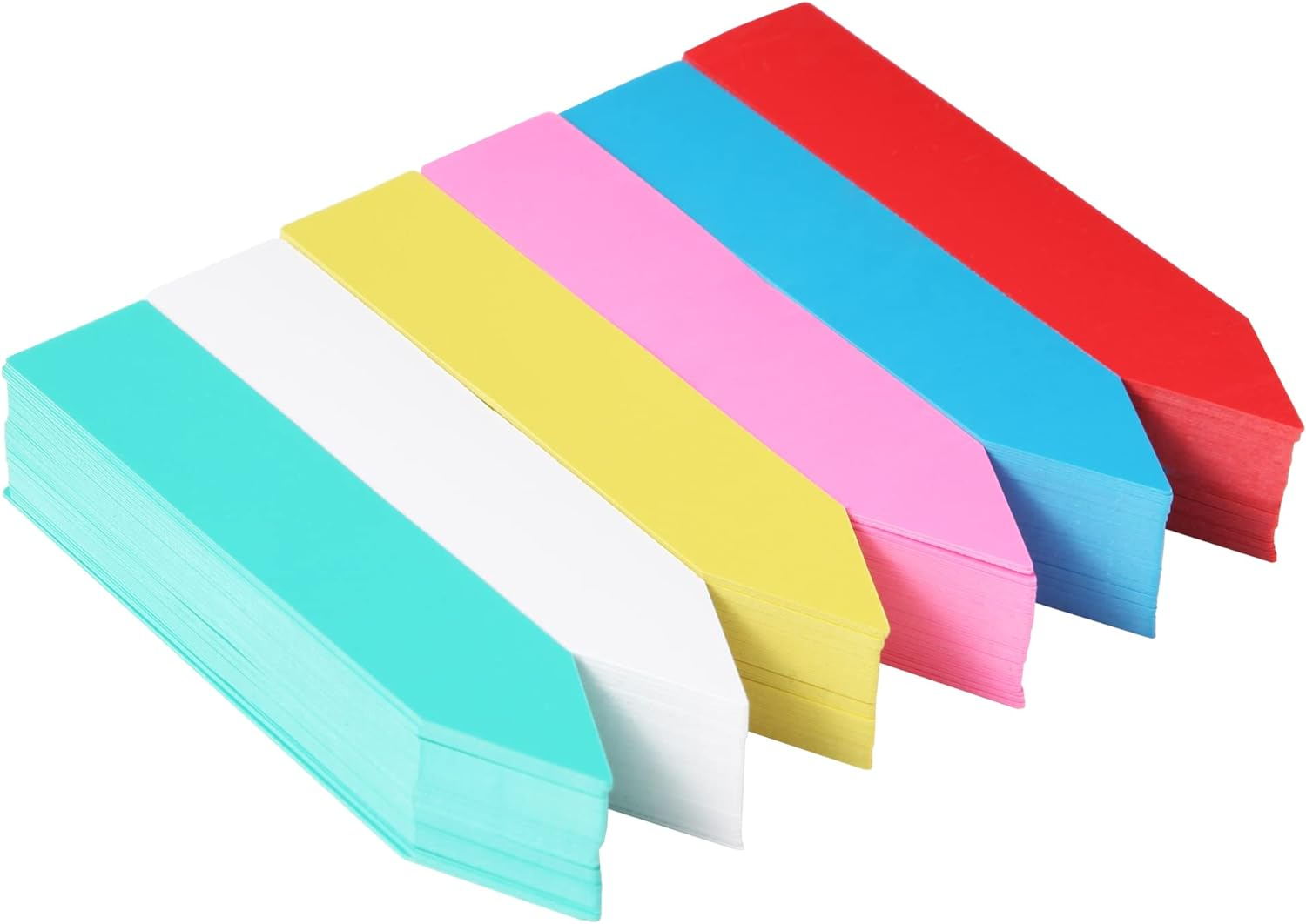 300 Piezas Etiquetas Plastico Plantas Jardin 4 Pulgadas 6 Colores Impermeables