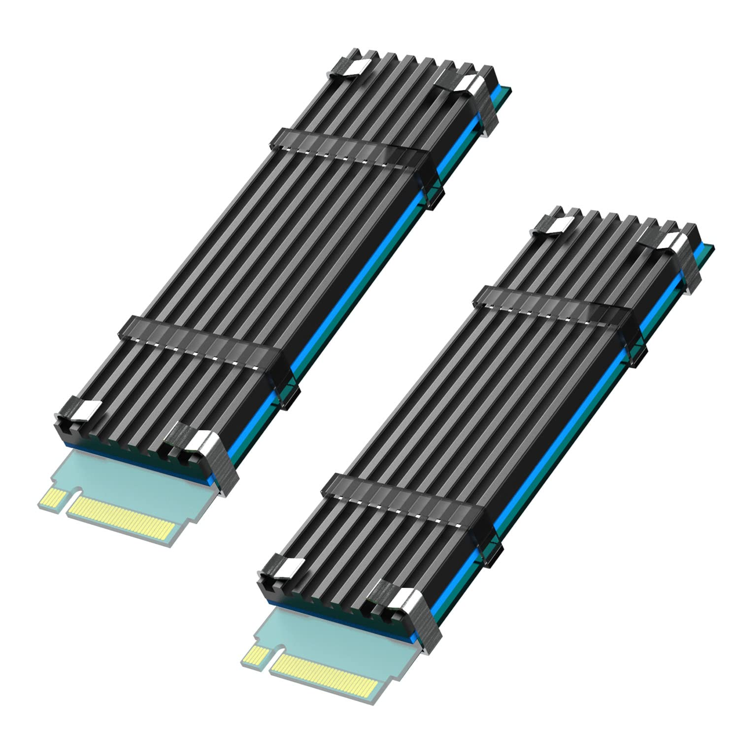 Disipador de calor M.2 para SSD 2280 M.2, compatible con instalación en PC/PS5/PS5 Slim.