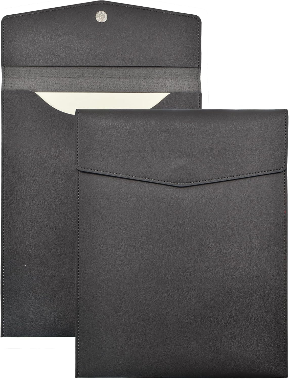1 Piece PU Leather File Folder Vertical A4 Document Holder File Envelope 