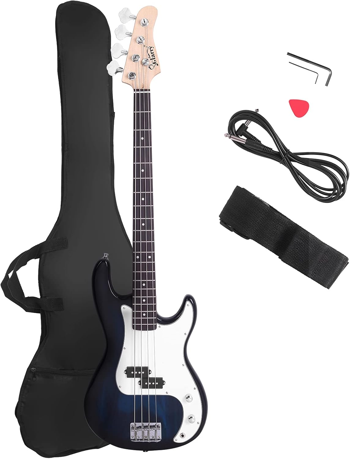 Electric Bass Guitar Full Size 4 String Rosewood Basswood
