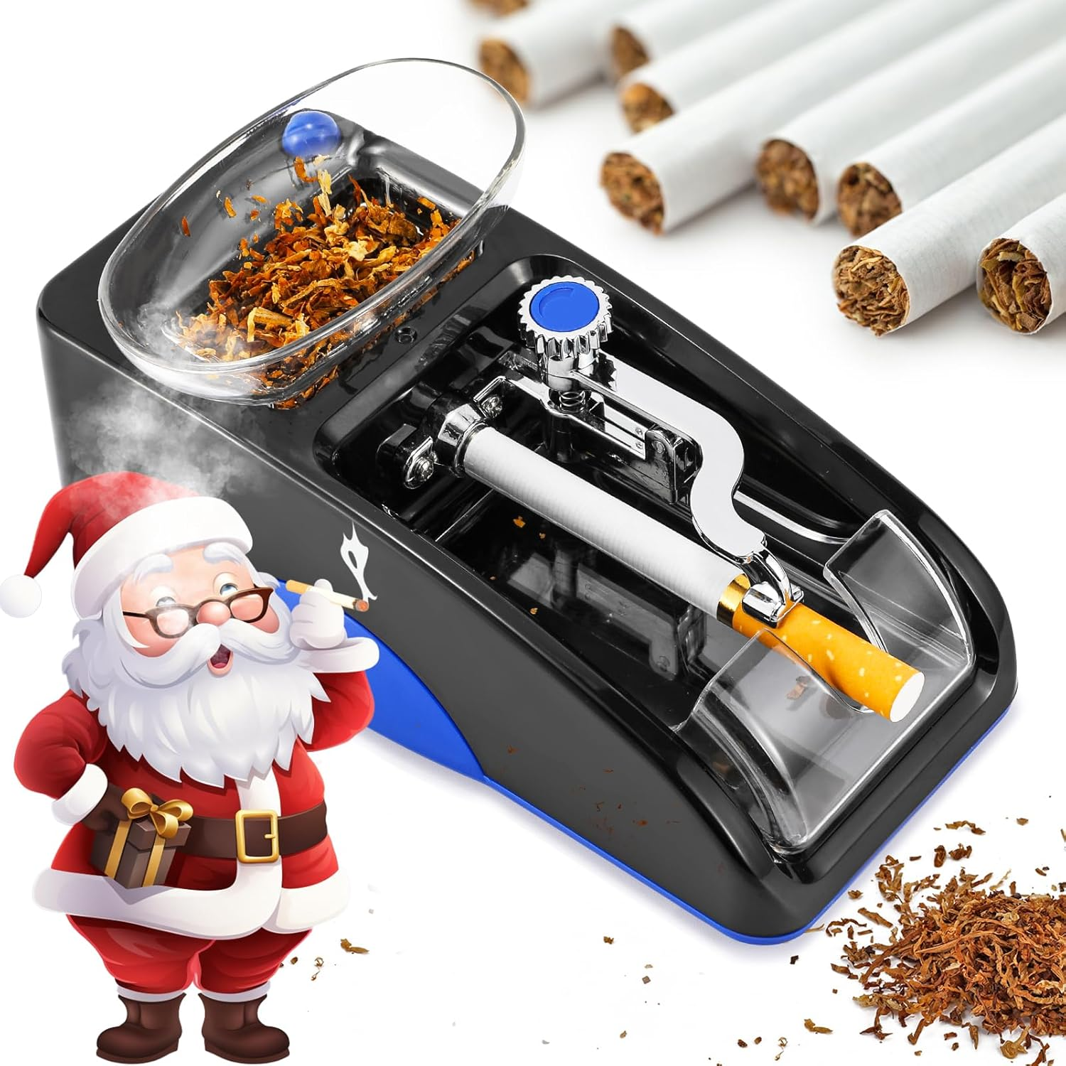 germanus cigarette rolling machine NEWTRY Cigarette Rolling Machine, Automatic Roller, Electric Mini Tobacco  Inject