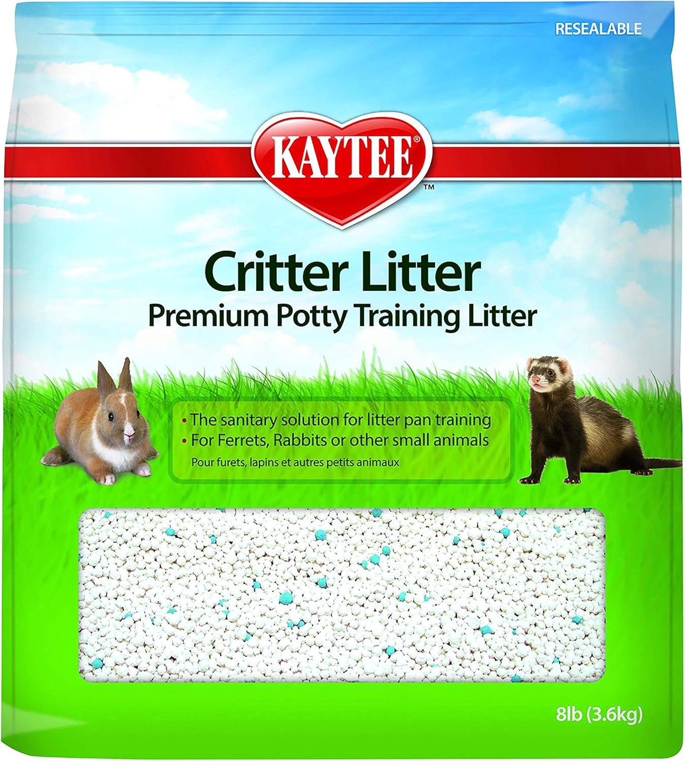 Premium Potty Training Critter Litter for Pet Ferrets, Rabbits